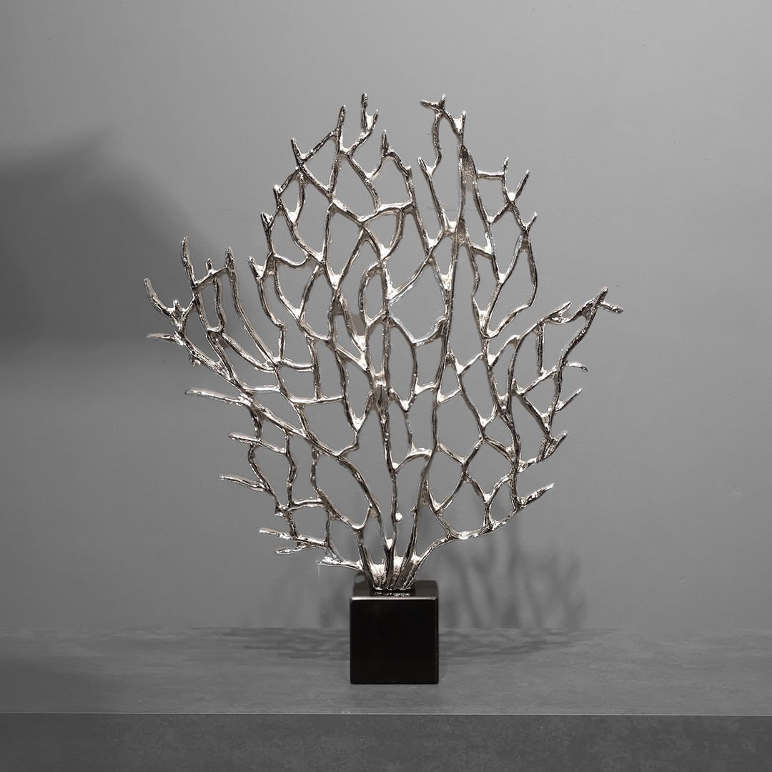 Büyük Gümüş Ağaç Dekor