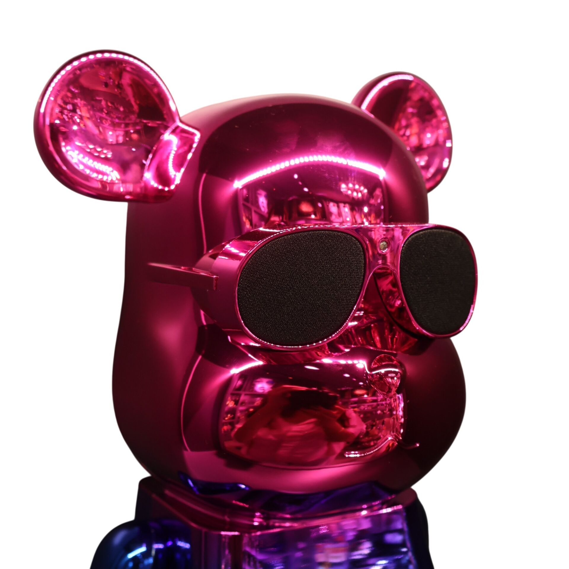 Pembe Mavi Gözlüklü Kaws Speaker