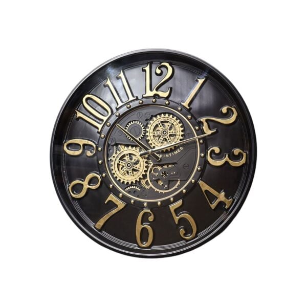 Dubai Altın Çarklı Saat 60 Cm