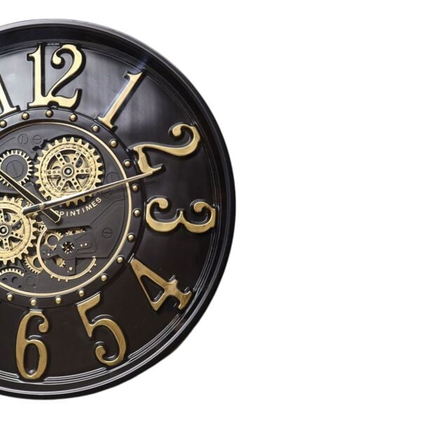 Dubai Altın Çarklı Saat 60 Cm