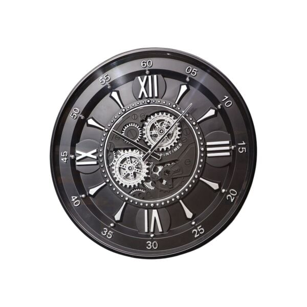 Milano Gümüş Çarklı Saat 60 Cm