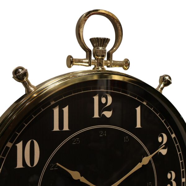 Köstekli Füme Düz Siyah Kadran Saat TR Rakam