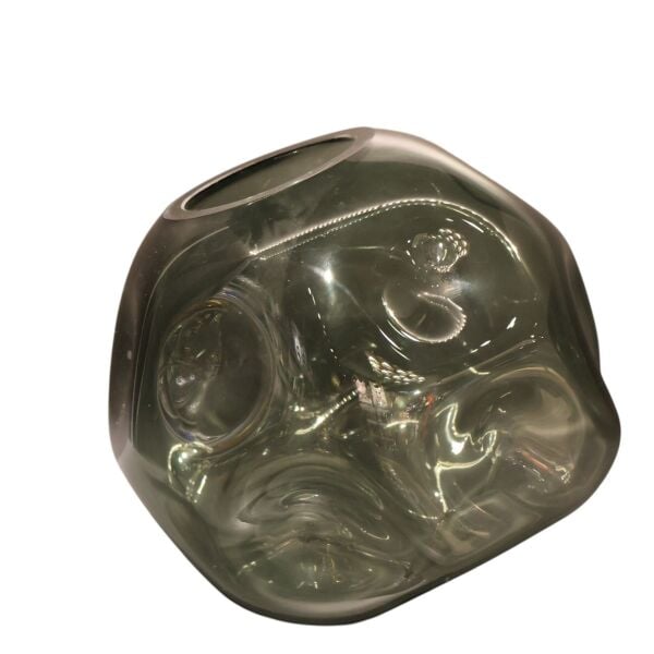 Gömülü Yuvarlak Cam Vazo