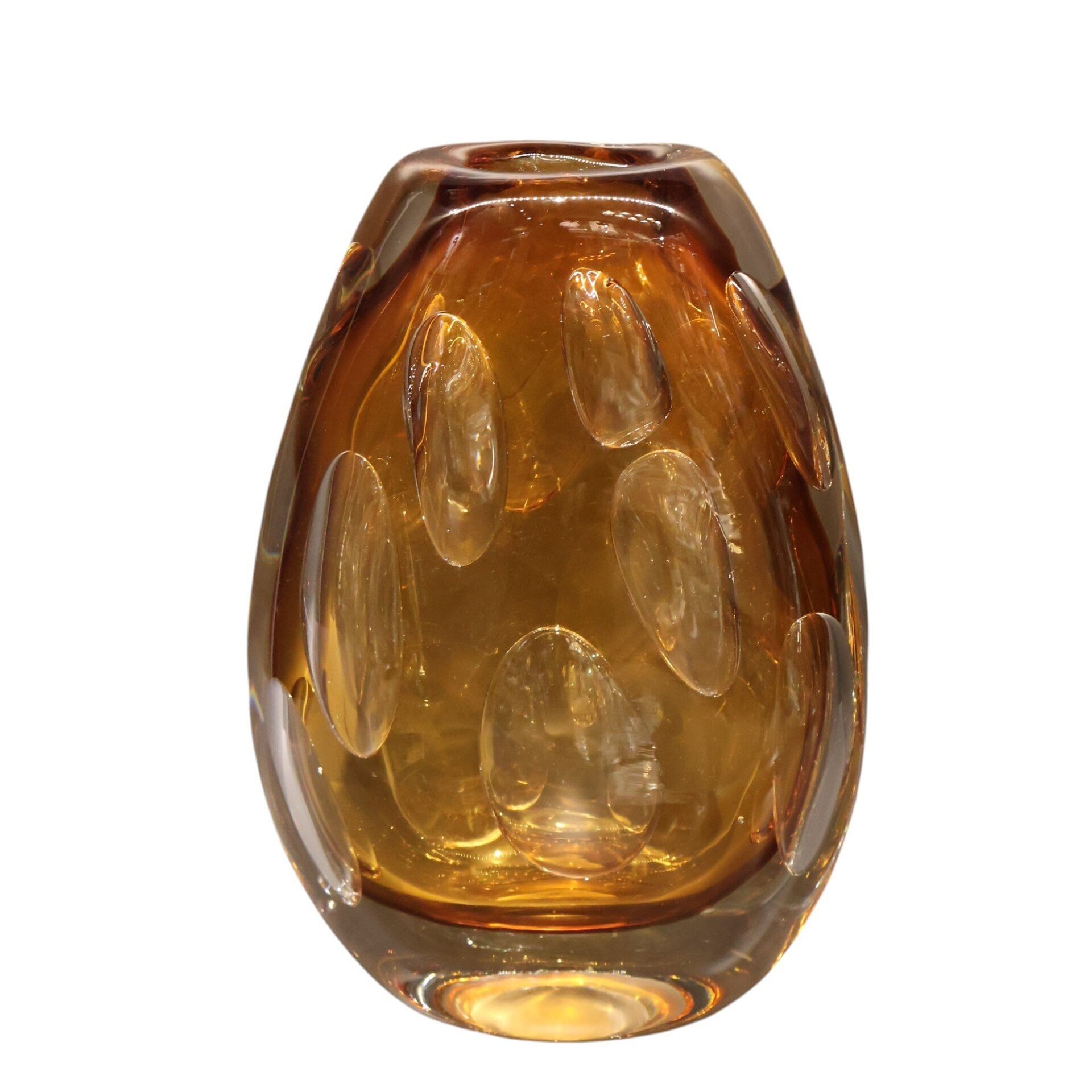 Bal Oval Kristal Vazo Büyük