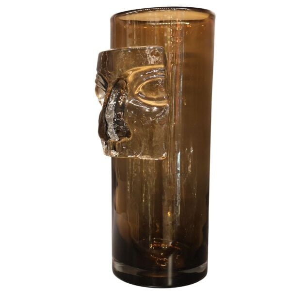 Kahve Yüz Vazo Büyük