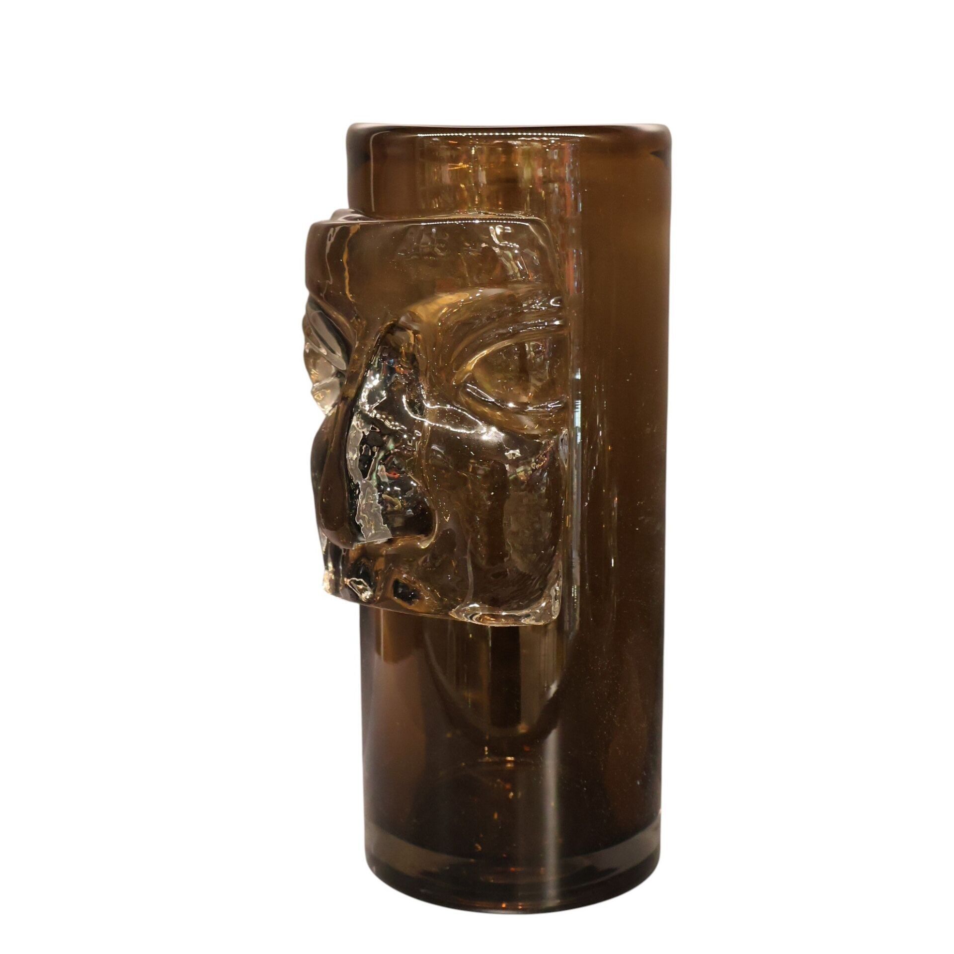 Kahve Yüz Vazo Küçük