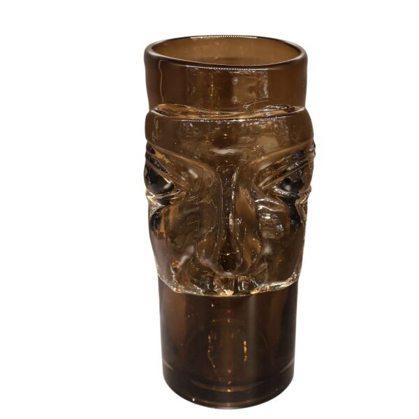 Kahve Yüz Vazo Küçük