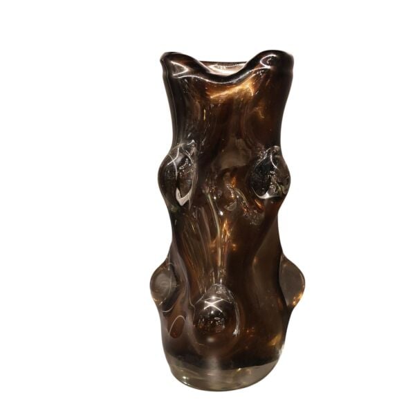 Kahve Baloncuklu Vazo Büyük