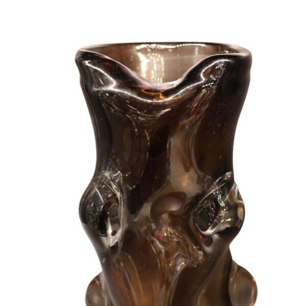 Kahve Baloncuklu Vazo Büyük