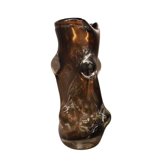 Kahve Baloncuklu Vazo Büyük