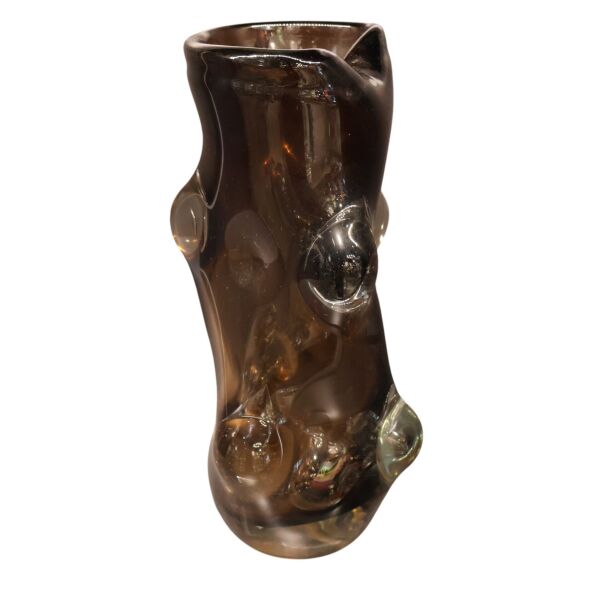 Kahve Baloncuklu Vazo Büyük