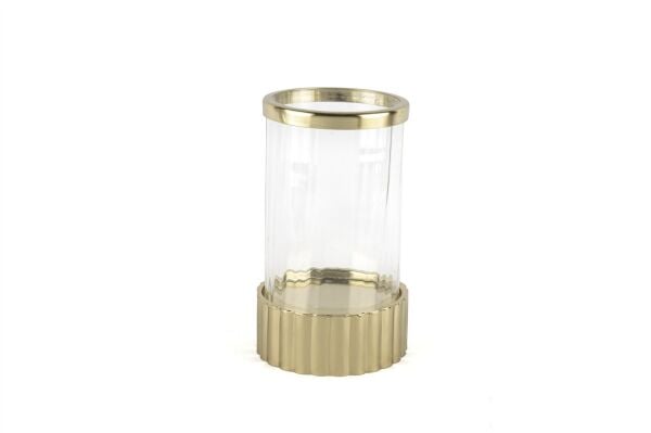 Gold Standlı Cam Mumluk