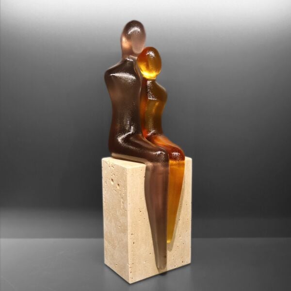 Traverten Kadın-Erkek Amber Füme