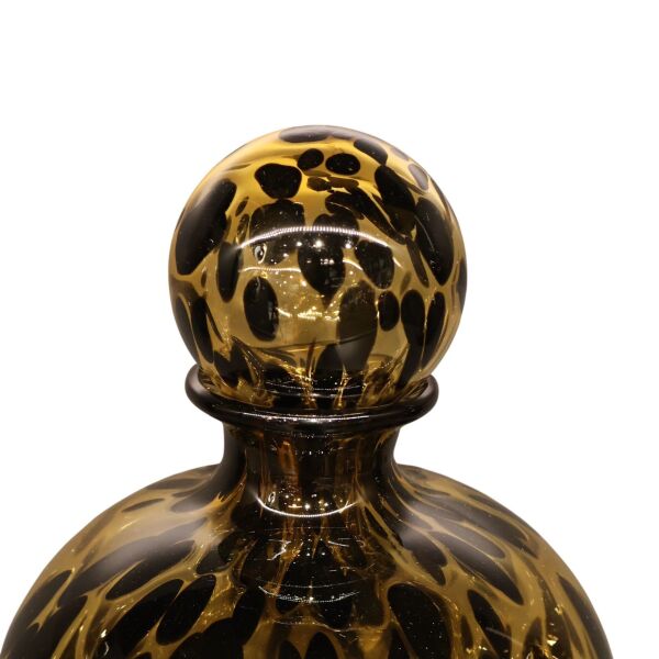 Leopar vazo Kahve Küçük