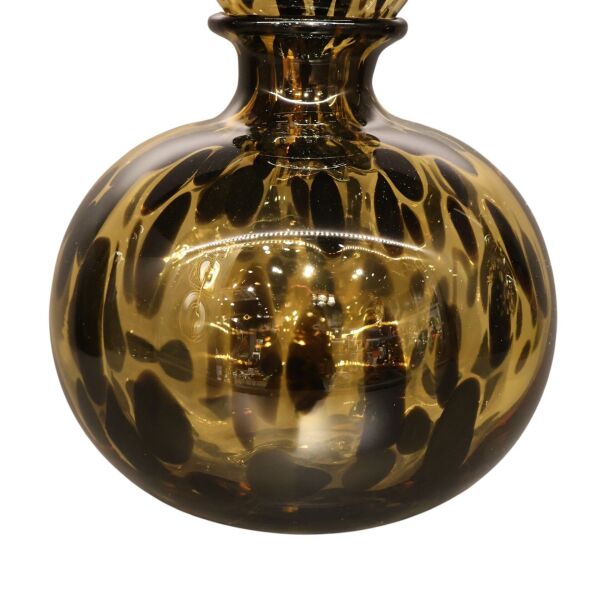 Leopar vazo Kahve Küçük