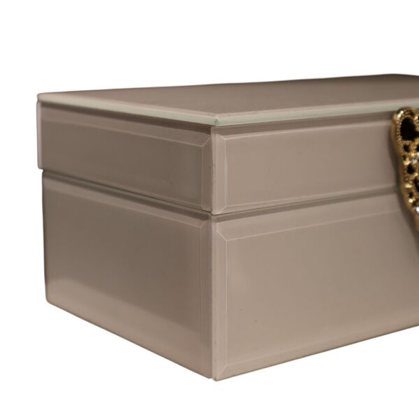 Cam Kutu Cat Krem Gold