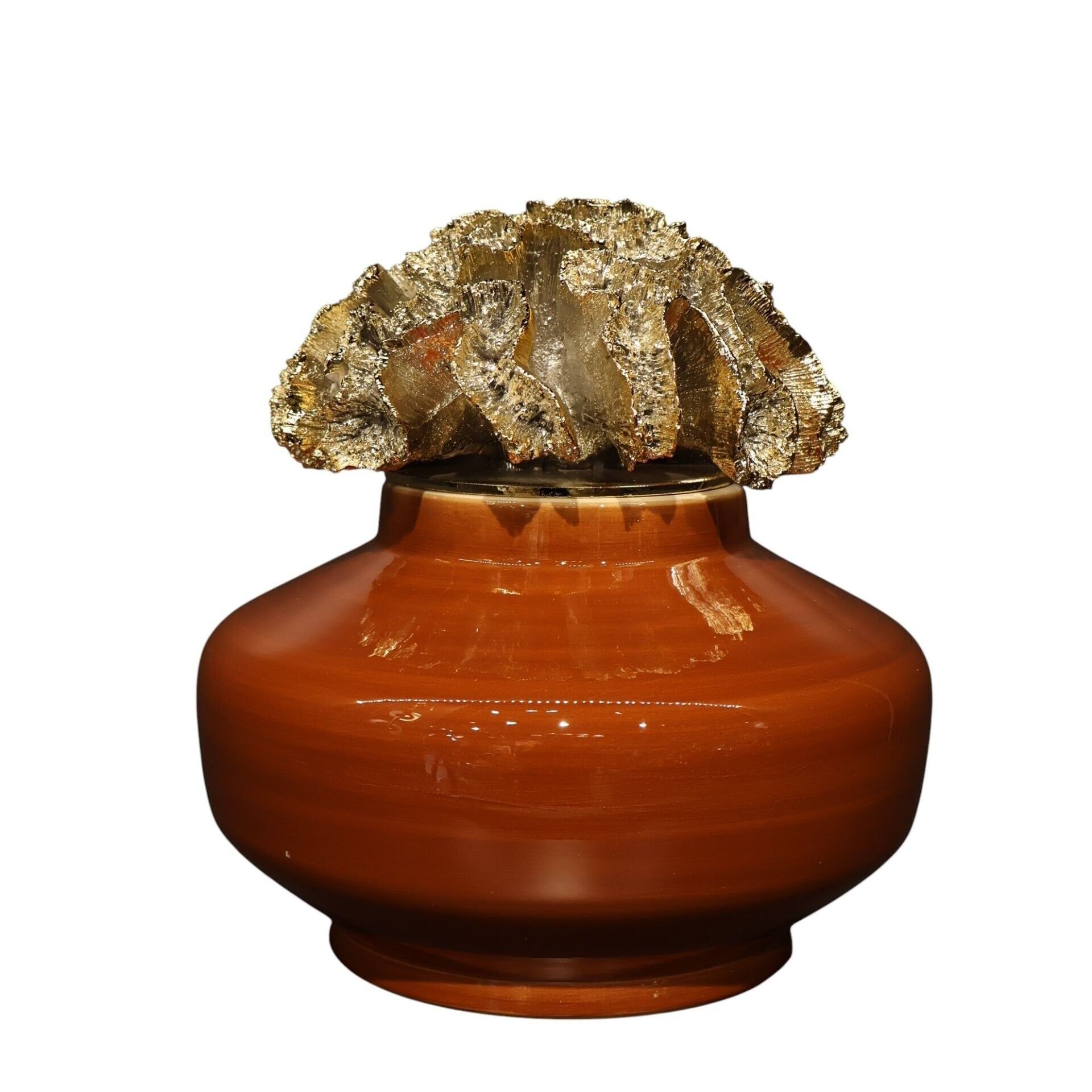 Gold Mercan Kapaklı Kiremit Şah Küp