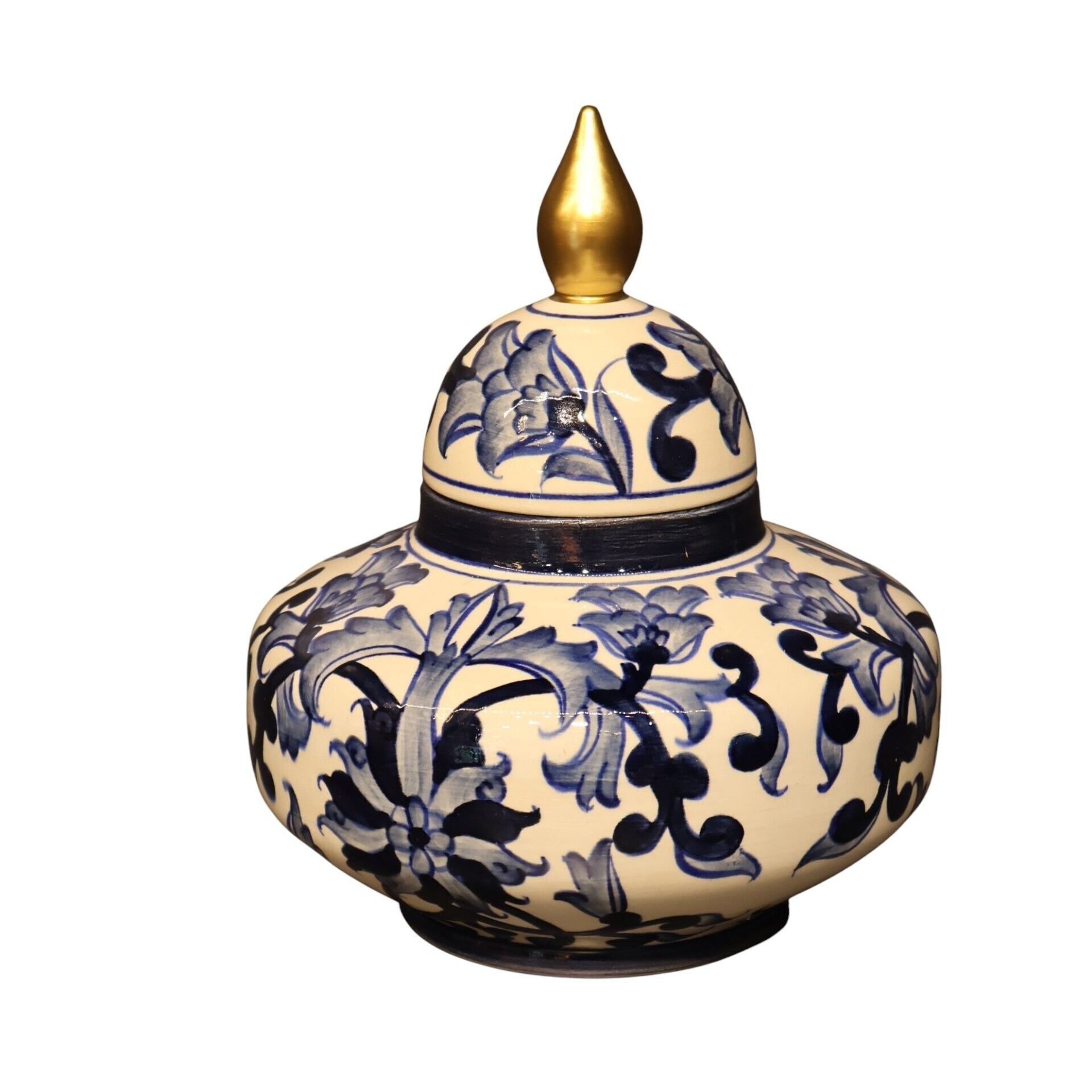 Blue Blanc Minare Yayvan Küçük Küp