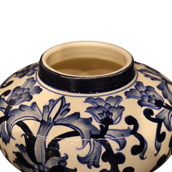 Blue Blanc Minare Yayvan Küçük Küp