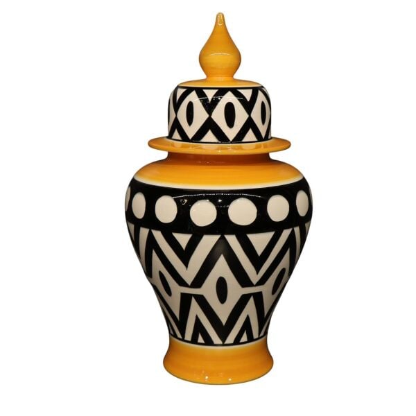 African Desen Turuncu Şah Küp 20Cm