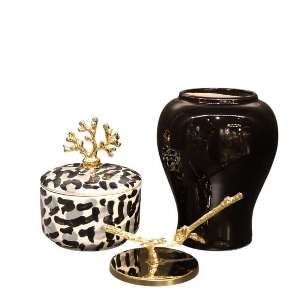 Kırmızı Mini Küp İkili Siyah