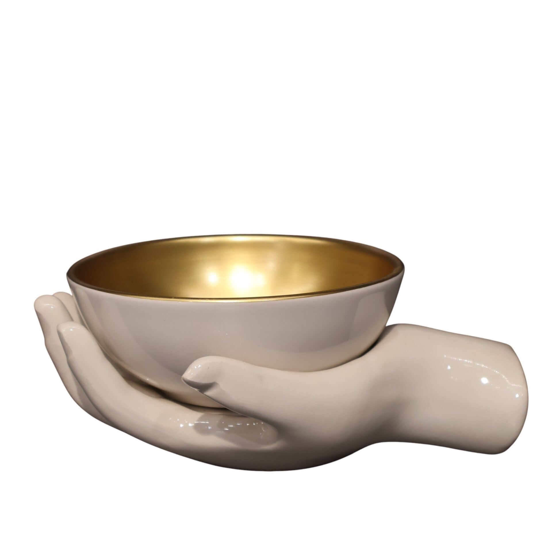 El Kase Siyah - Gold Taban Beyaz-Gold