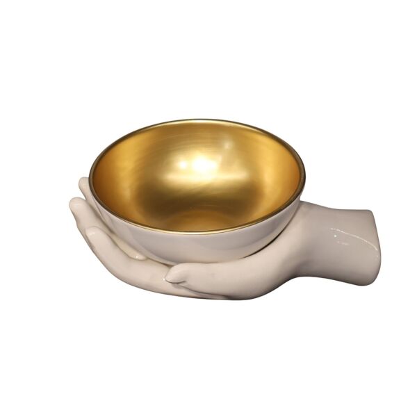 El Kase Siyah - Gold Taban Beyaz-Gold