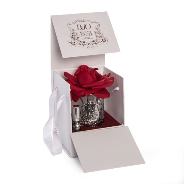Cam Silver Tek Gül Kırmızı Luxury Home Perfume