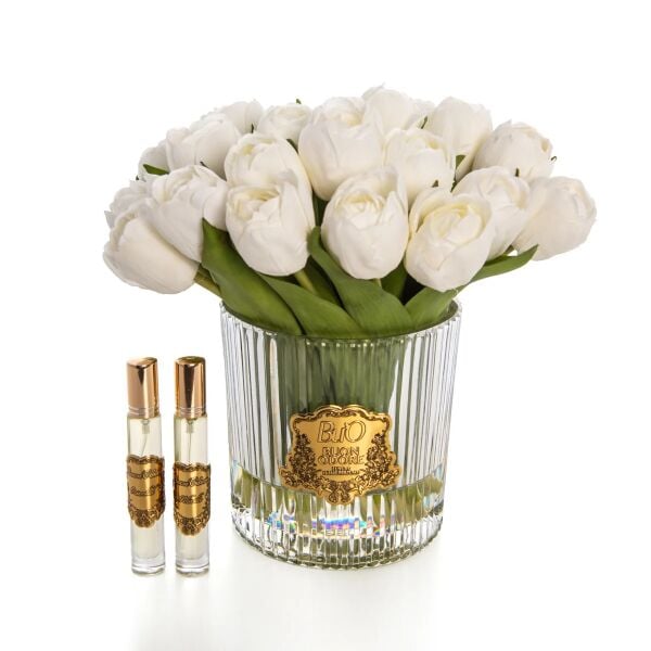 Petite Lale Gold Beyaz