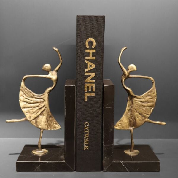 Balerin Kitap Tutucu Eskitme