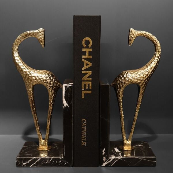 Zürafa Kitap Tutucu Gold