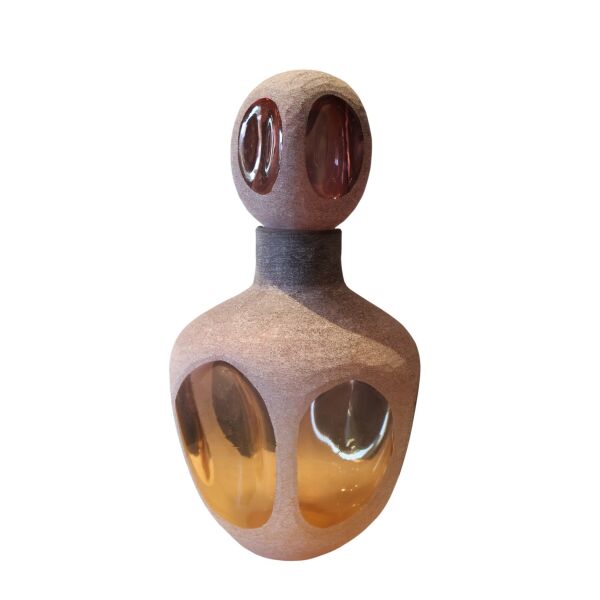 Toplu Vazo Sarı Küçük Eflatun