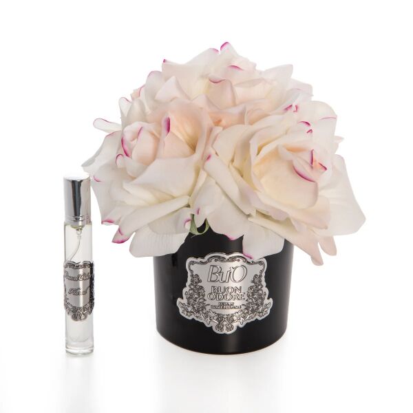 Siyah Cam Sılver 5 Gül Charm Luxury Home Perfume Allıklı