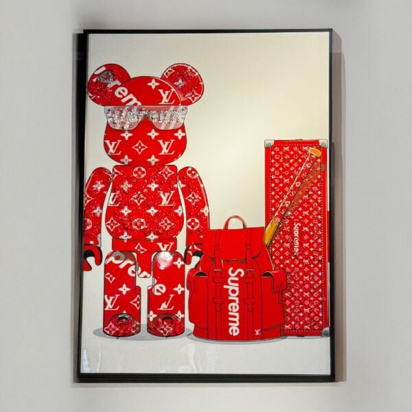 Kaws Bear Çantalı Tablo