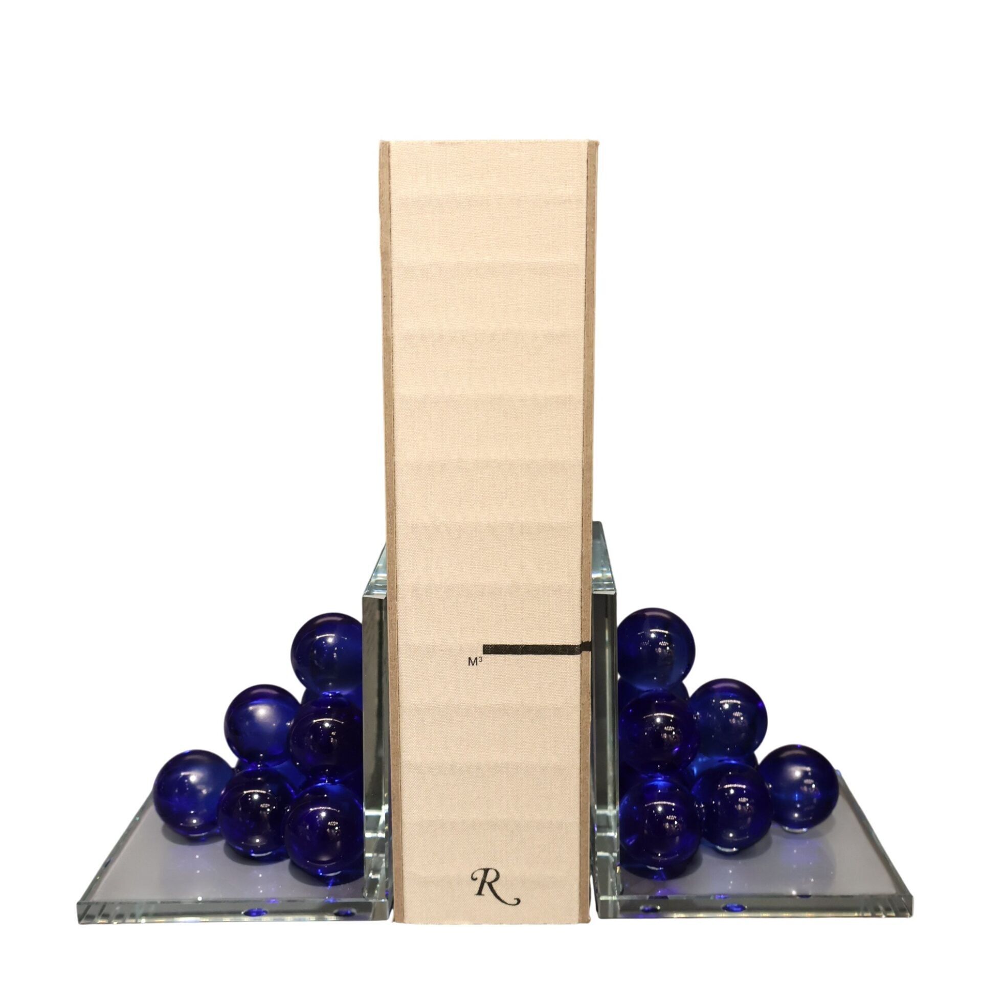 Mor Bubble Kitap Tutucu Cam