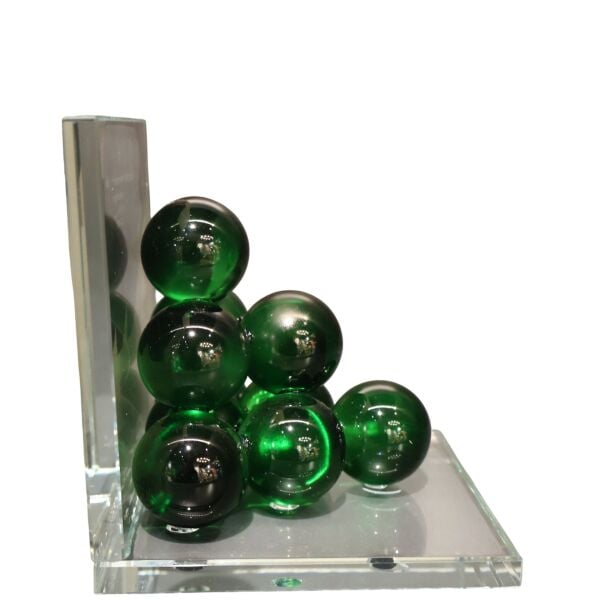 Mor Bubble Kitap Tutucu Cam