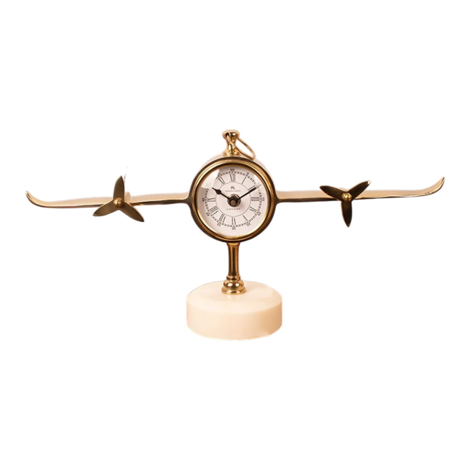 Mermer Pirinç Uçak Saat