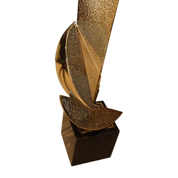 Black Gold Slices Large Decor