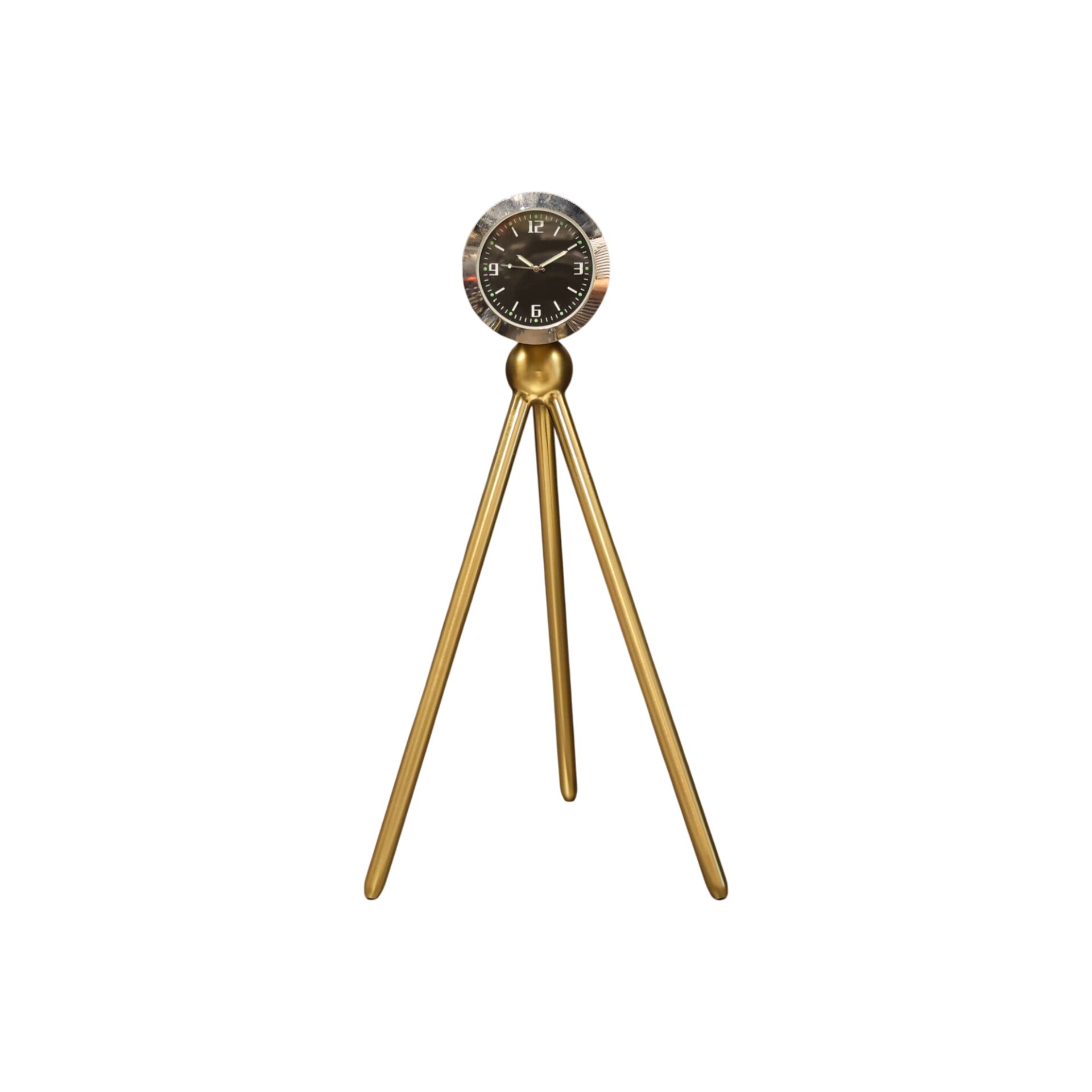Copper Telescope Table Clock