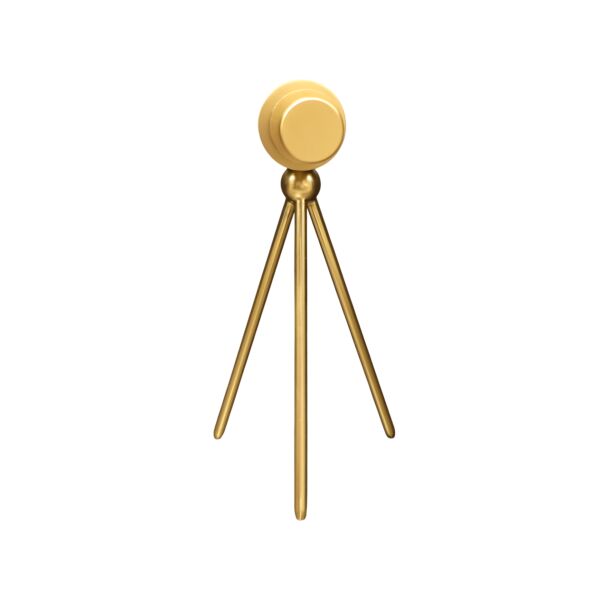 Copper Telescope Table Clock