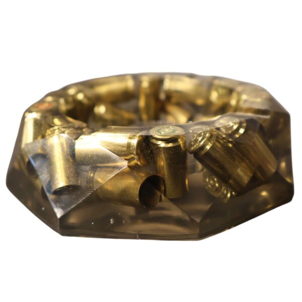 Yuvarlak Mermi Bal Küllük Gri