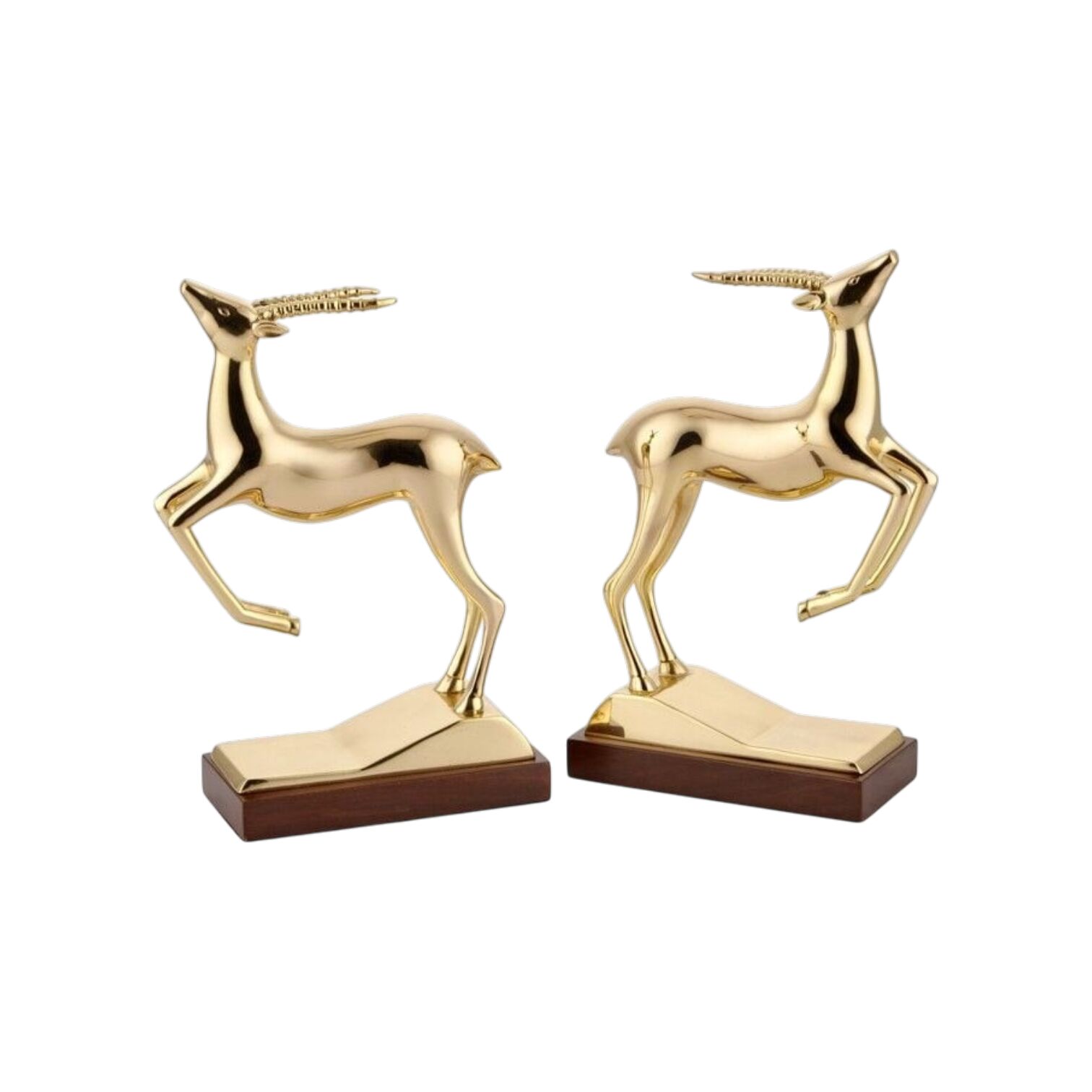 Ren Geyiği Pirinç Kitap Tutucu