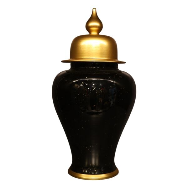 Gold Kapak Splashlı Şah Küp 30cm