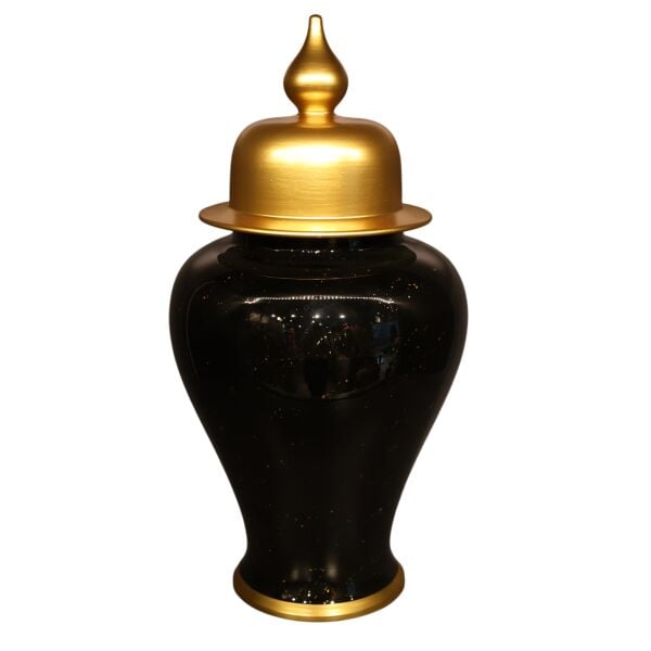 Gold Kapak Splashlı Şah Küp 30cm