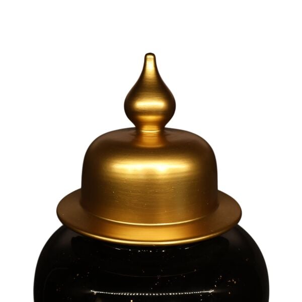 Gold Kapak Splashlı Şah Küp 30cm