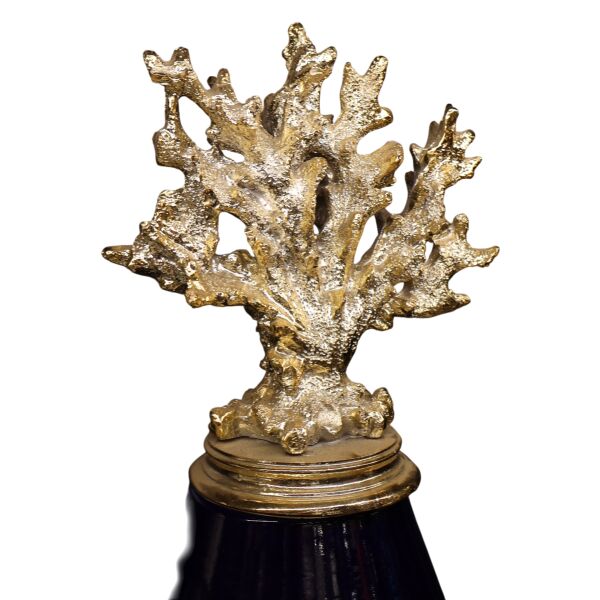 Gold Dik Mercan Mavi Koza Küp