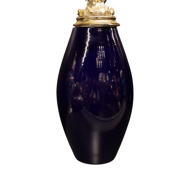 Gold Dik Mercan Mavi Koza Küp