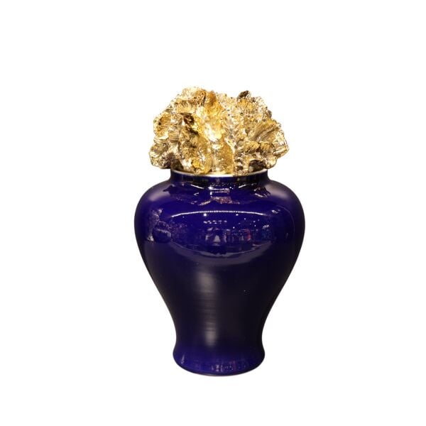Gold Mercan Kapaklı Şah Küp Mavi