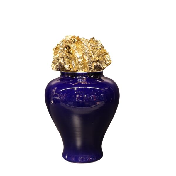 Gold Mercan Kapaklı Şah Küp Mavi