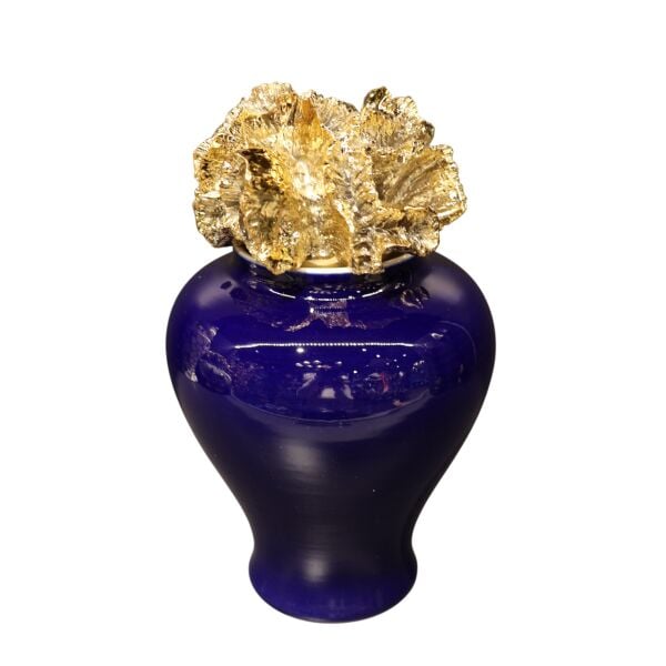 Gold Mercan Kapaklı Şah Küp Mavi